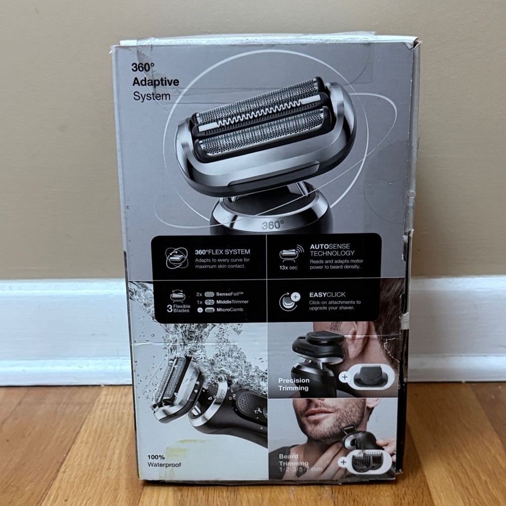 Braun 7075cc - Waterproof Foil Shaver/Wet & Dry Shave/Beard Trimmer/Travel Case - Picture 5 of 15